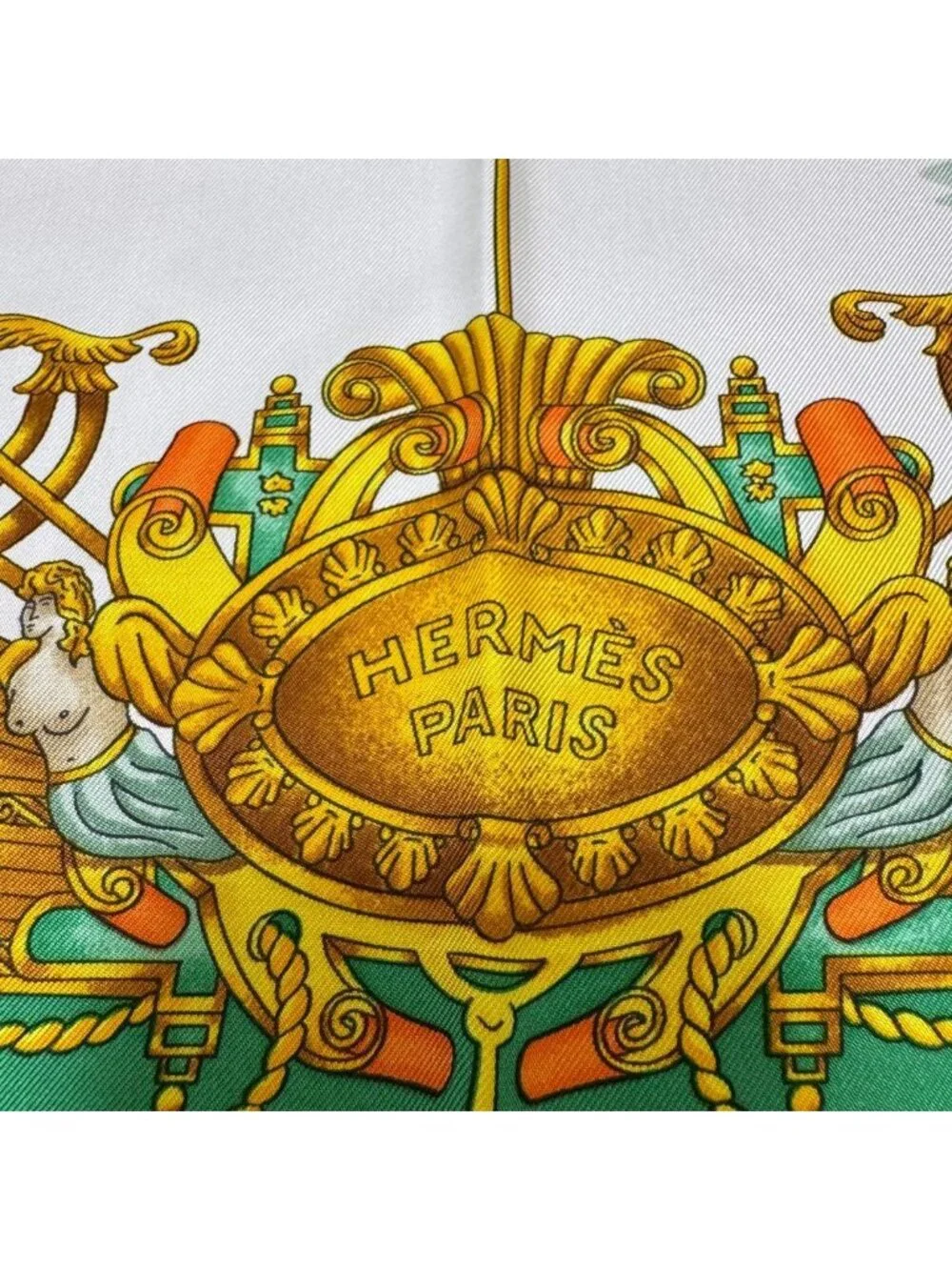 Hermes Carre 90 Voiles de Lumiere Sailing Ship of Light Scarf